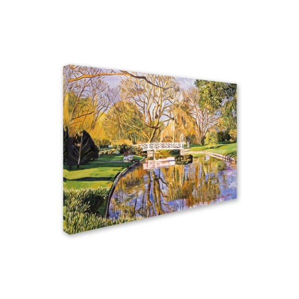 David Lloyd Glover 'Reflections Of The White Bridge' Canvas Art,18x24